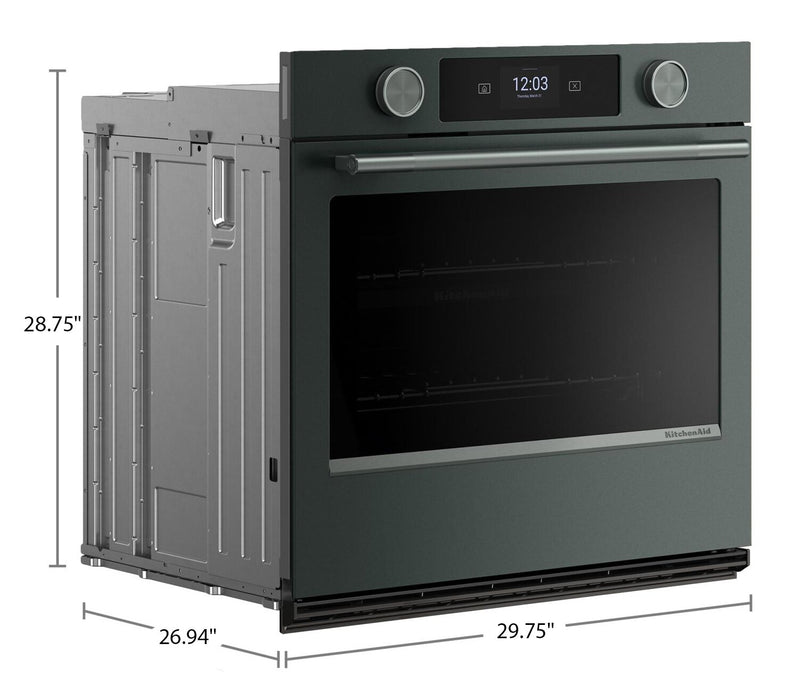KitchenAid 30\" Smart Electric Single Wall Oven - Juniper - KOES730SJP