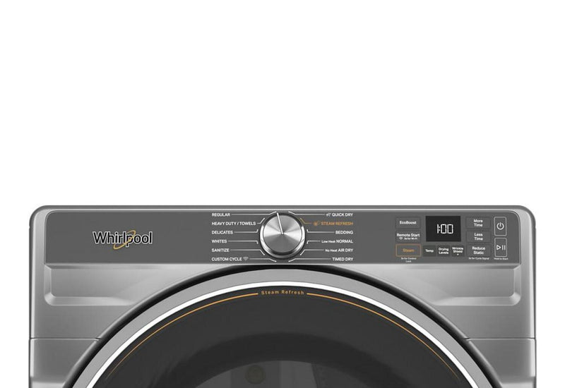 Whirlpool 7.4 Cu. Ft. Smart Gas Dryer with Steam - WGD6720RR