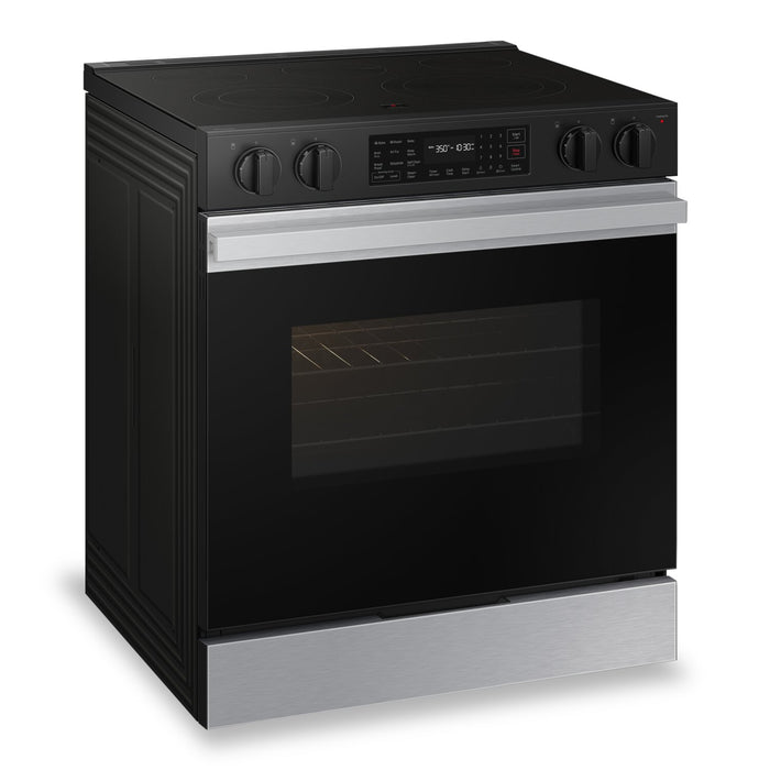 Samsung 6.3 Cu. Ft. Smart Electric Slide In Range with Air Fry - Stainless Steel - NSE6DG8300SRAC