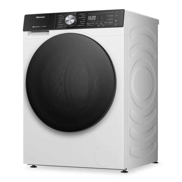 Hisense 3.1 Cu. Ft. Front Load Washer and 4.5 Cu. Ft. Dryer with Ventless Heat Pump Technology - White 