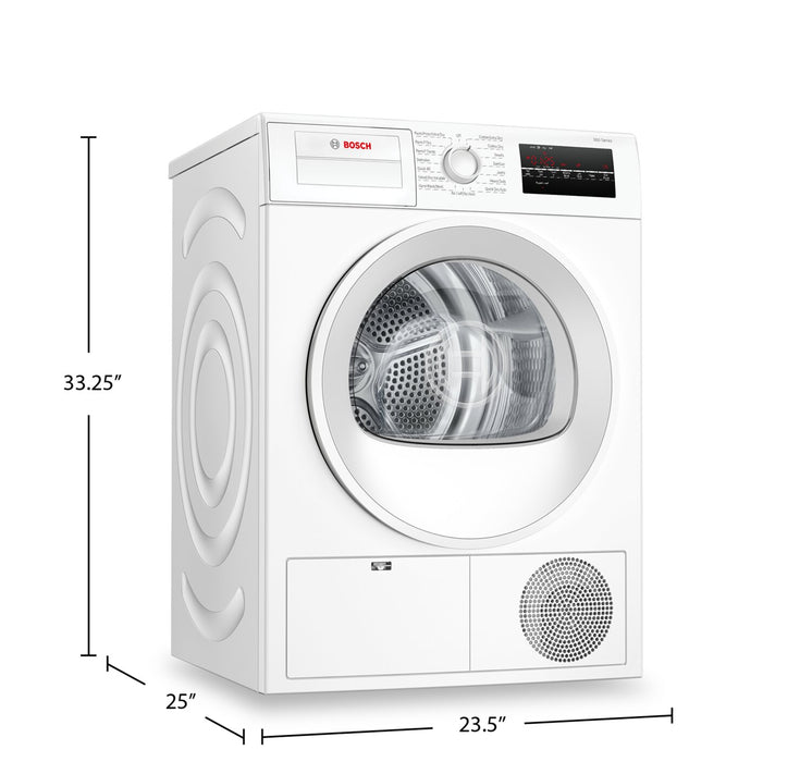 Bosch 300 Series 24\" 4 Cu. Ft. Compact Condensation Dryer - WPA12100UC