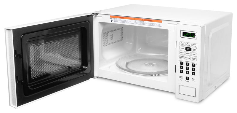 Danby 0.7 Cu. Ft. Countertop Microwave with Auto Defrost - White - DBMW0721BWW