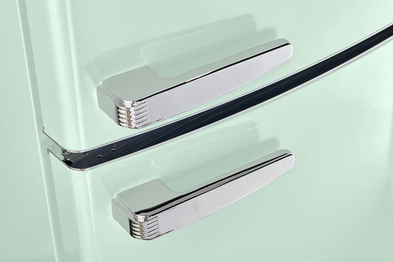 Classic Retro by Unique 24\" 12 Cu. Ft. Bottom-Freezer Refrigerator - Summer Mint Green - UGP-340L LG AC