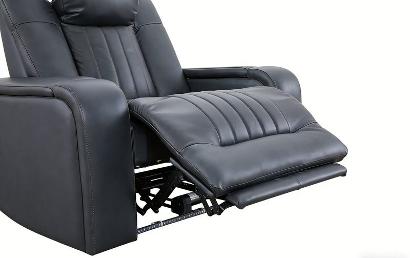 Shaquille O’Neal Home Delux 48\" Zero G Power Reclining Massage Chair with Shaq-o-pedic Comfort – Black 