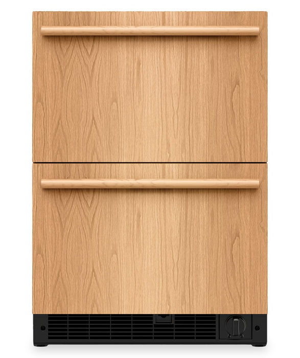 KitchenAid 24\" 5.7 Cu. Ft. Undercounter Double-Drawer Refrigerator/Freezer – Panel Ready - KUCT524SPA