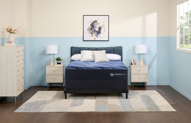 Serta® iSeries NXG1400 Luxury Tight Top Plush Full Mattress Set
