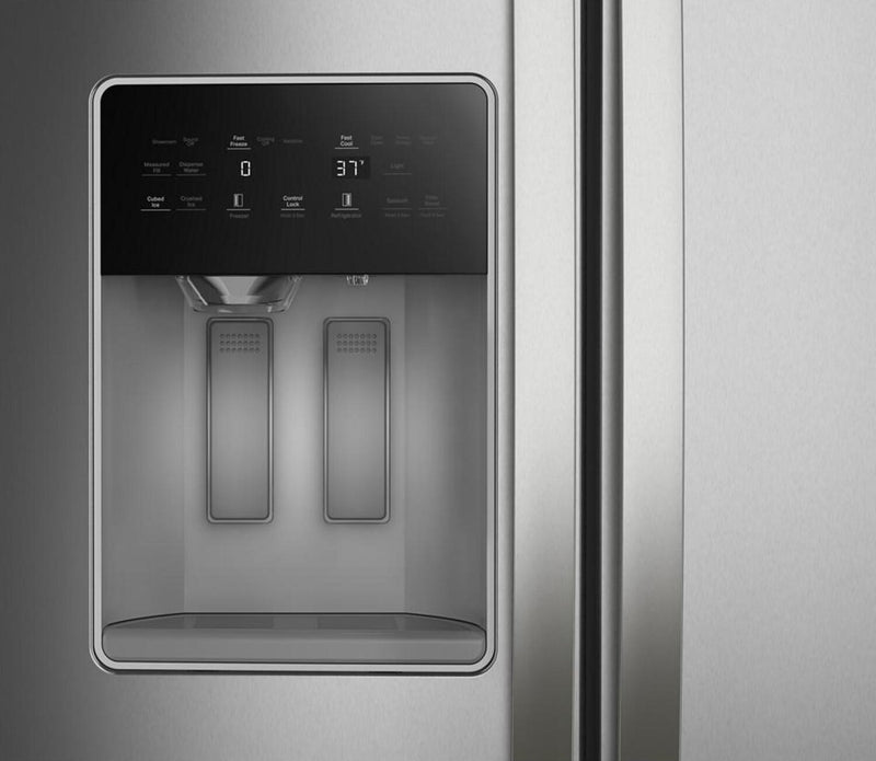 Whirlpool 36\" 21 Cu. Ft. Side-by-Side Refrigerator - Fingerprint-Resistant Stainless - WRSC6536RZ