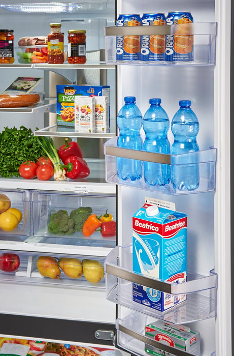 GE 33\" 17.5 Cu Ft. French-Door Counter-Depth Refrigerator – Stainless Steel - PYE18HYRCFS