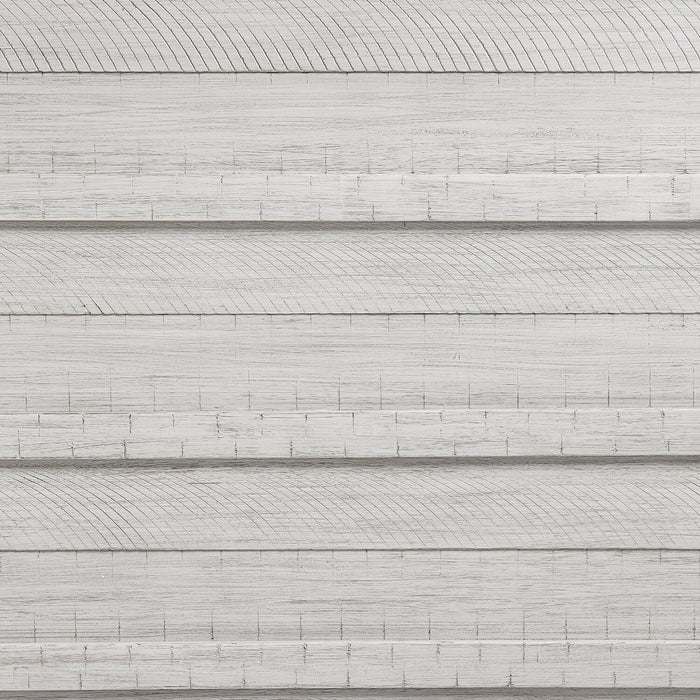 Haven Panel Bed with Headboard & Frame, White - King Size