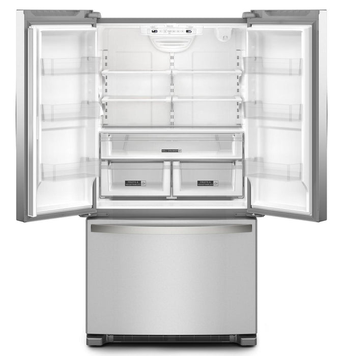 Whirlpool 36\" 20 Cu. Ft. Counter-Depth French-Door Refrigerator - Stainless Steel - WRFC2036RZ 