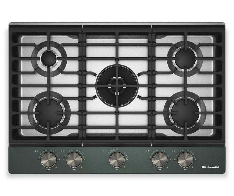  KitchenAid Gas-on-Metal Cooktop with CookShield Finish - Juniper - KCGK730SJP