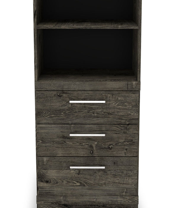 Camden 23.35” Pier with Storage - Alabaster Oak