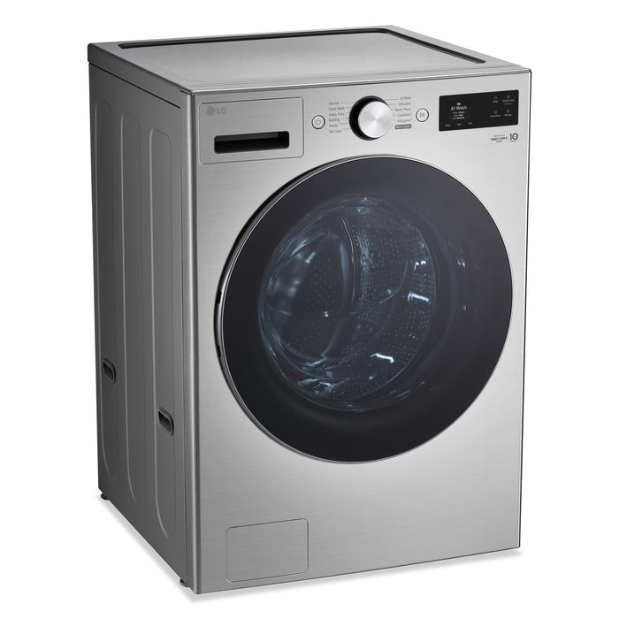LG 5.8 Cu. Ft. Smart Front-Load High-Efficiency Steam Washer - Graphite Steel - WM5800HVA