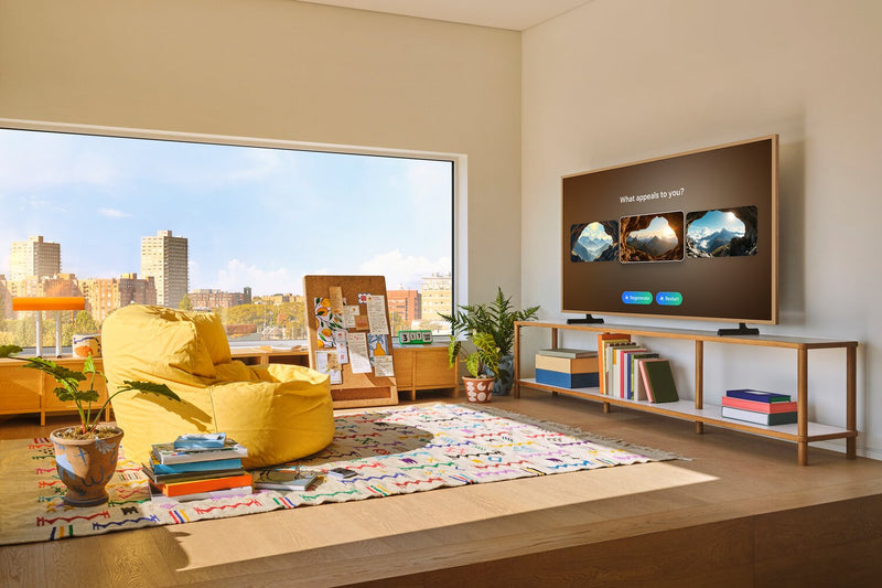 SAMSUNG 43\" LS03F The Frame with Vision AI QLED 4K UHD Smart TV (QN43LS03FAFXZC) - 2025 Model