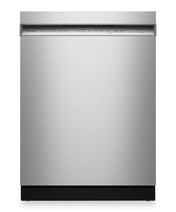 KitchenAid 24\" 41 dBA Dishwasher with Third Level Jet Rack – PrintShield Stainless - KDFS324SPS 