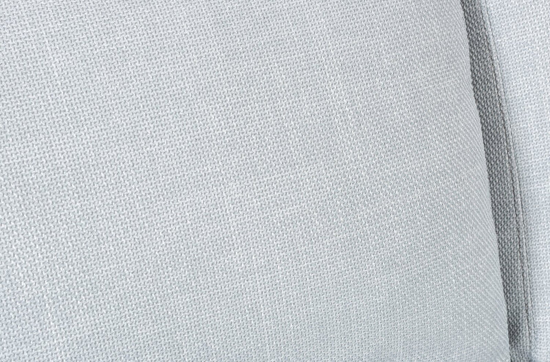 River 40.1\" Linen-Look Fabric Chair with Wood Base and Legs - Grey