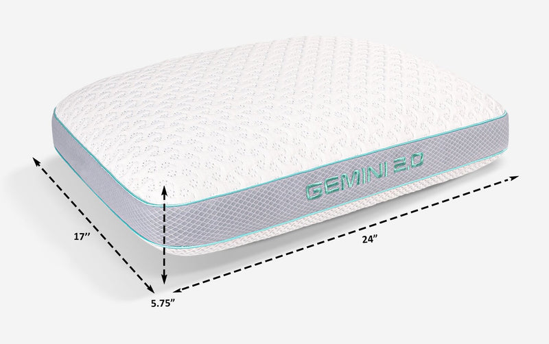 Bedgear Gemini Performance 2.0 Pillow – Back Sleeper