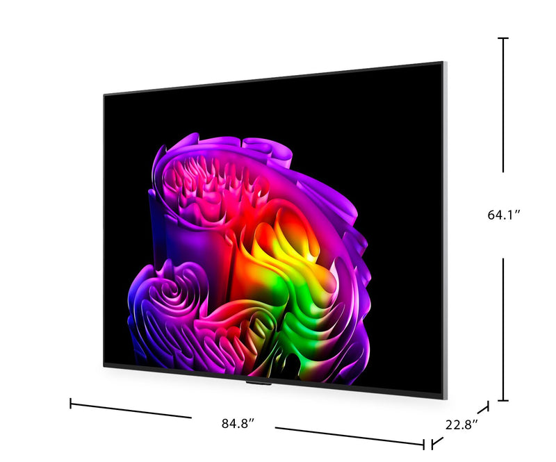 LG 97\" G6 OLED 4K Smart webOS TV with Flush Wall Mount (OLED97G6WUA.ACC) - 2026 Model
