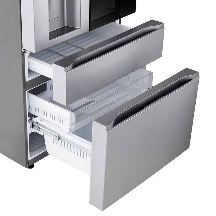 LG 36\" 29 Cu. Ft. InstaView® Door-in-Door® Standard-Depth MAX™ Refrigerator with MyColor™ - LF29S8365S