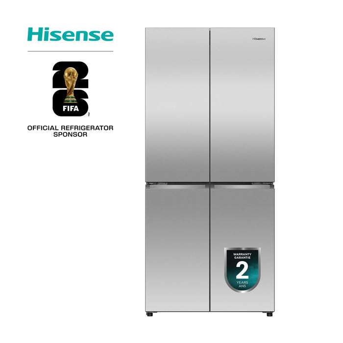 Hisense 31\" 17 Cu. Ft. French Door Refrigerator - Fingerprint Resistant Stainless Steel - RQ17A4CSD