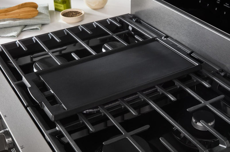 Whirlpool 5 Cu. Ft. Smart Gas Range with Air Fry and Self-Clean - Stainless Steel - WFGS7530RZ