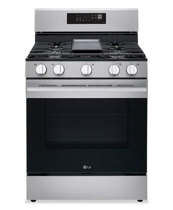 LG 6.3 Cu. Ft. Smart Gas Range with Air Fry - LRGN6323Y