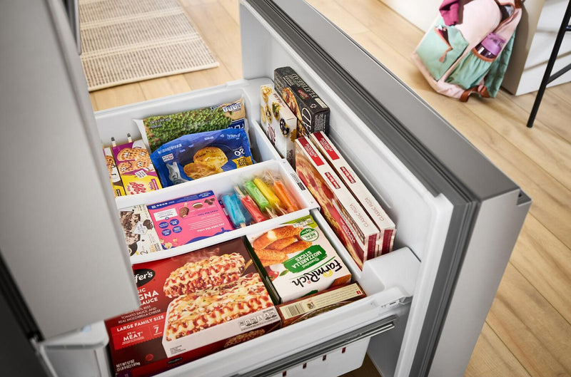 Whirlpool 36\" 30.5 Cu. Ft. French-Door Refrigerator with Interior Water Dispenser - Stainless Steel - WRFF3336SZ