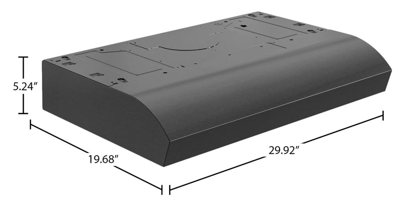 Broan 30\" MTR1 Series Under-Cabinet Range Hood - MTR1303BLS