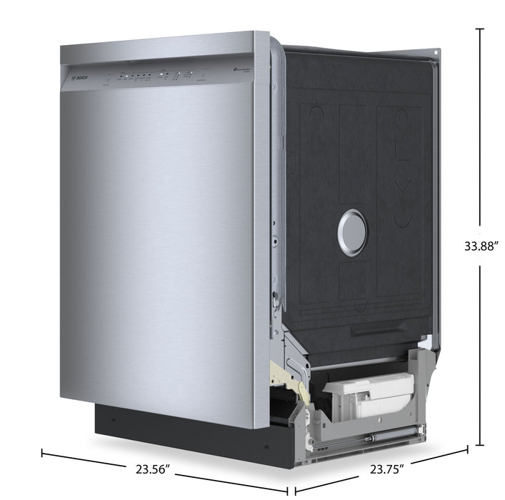 Bosch 300 Series 24\" 48 dBA Smart Dishwasher with PrecisionWash® - Stainless Steel - SHE41CM5N