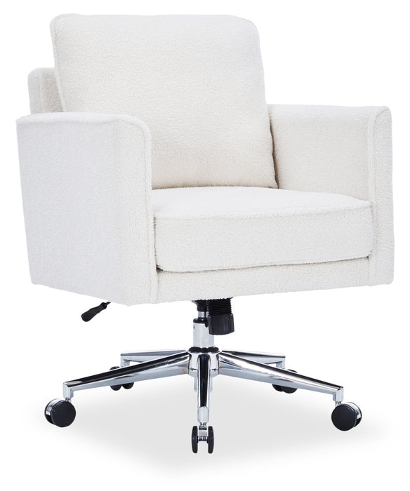 Sealy® Dove 26\" Adjustable Office Chair - Ivory