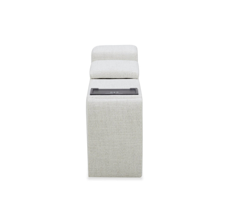 Sky Modular 13\" Fabric Storage Console with USB Port - Nathan Wheat