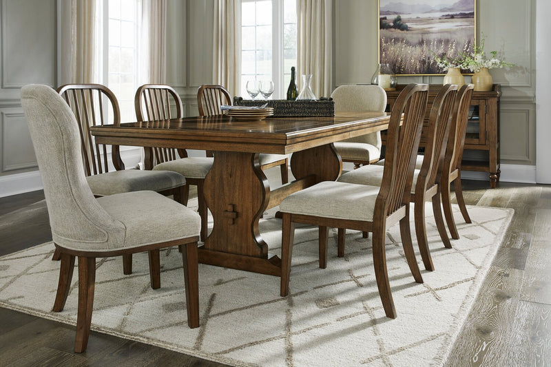 Clara Dining Chair with Polyester Fabric - Taupe