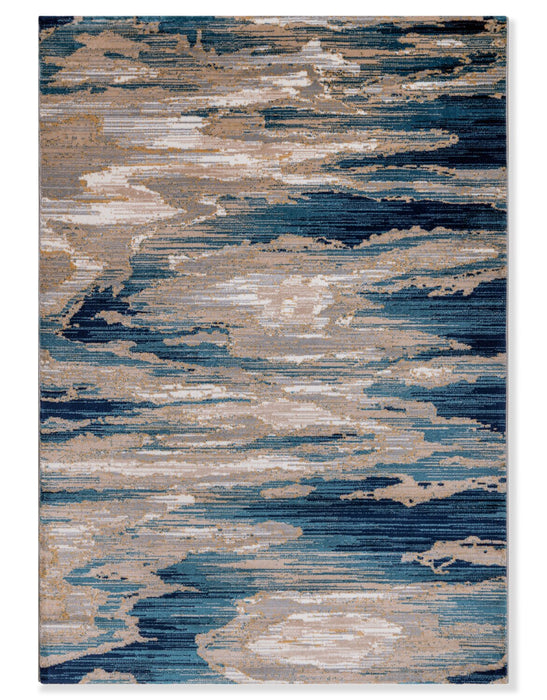 Samantha Multi-Coloured Contemporary Area Rug – 5'3\" x 7'5\" 