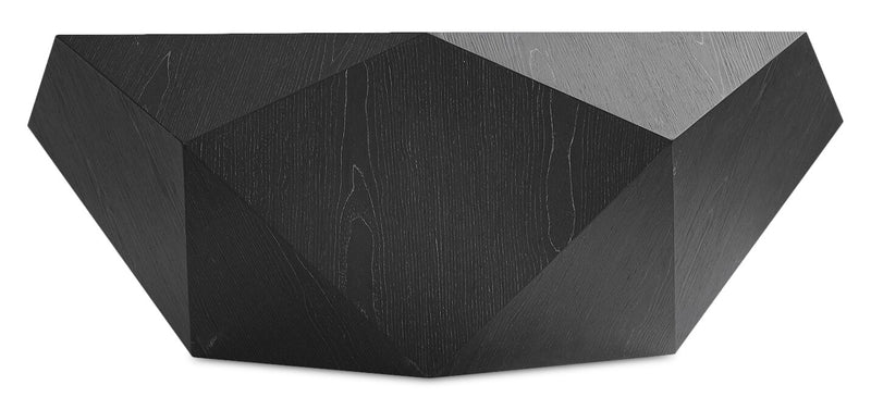 Dawson 37” Modern Coffee Table - Black