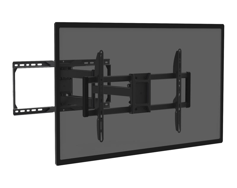 Seneca SDA51 Full Motion Dual Stud TV Mount for 40\" to 90\" TVs – Black