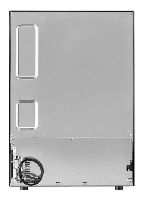 KitchenAid 24\" Panel-Ready Undercounter Refrigerator – Black and Stainless Steel - KURL124SSB
