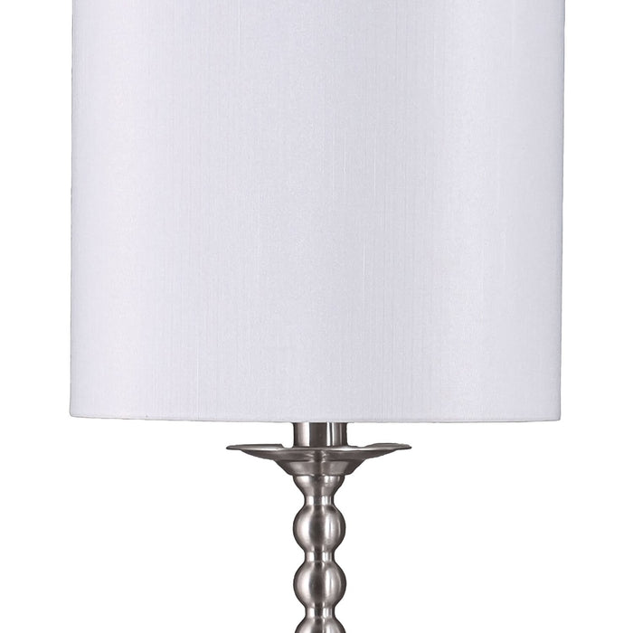 30\" Brushed Nickel 2-Piece Set, with Two Table Lamps