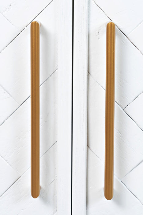 Keena 40\" Solid Wood Accent Cabinet - White