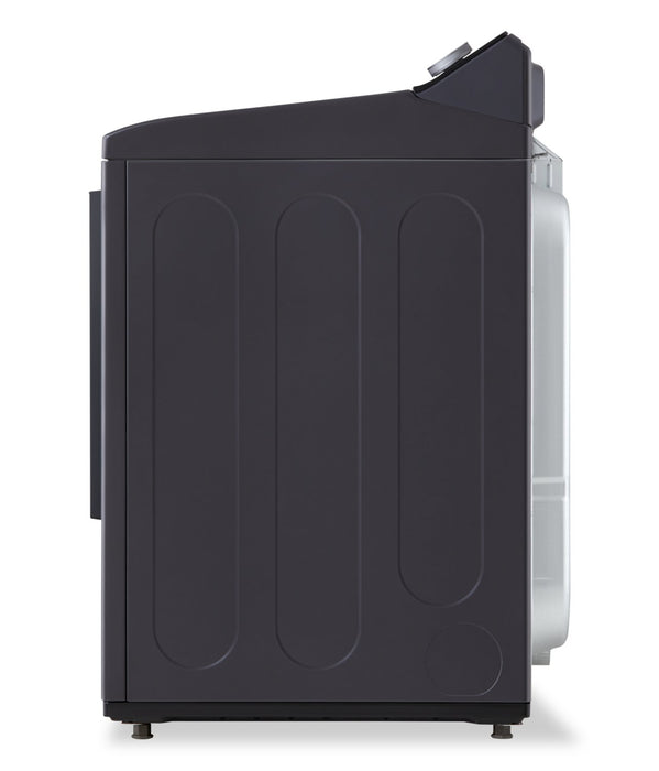 LG 7.3 Cu. Ft. Electric Dryer with Steam - Matte Black - DLEX8600BE