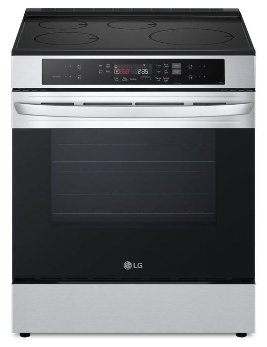 LG 30\" 6.3 Cu. Ft. Smart Induction Range with Convection and Air Fry - Stainless Steel - LSIL6332FE