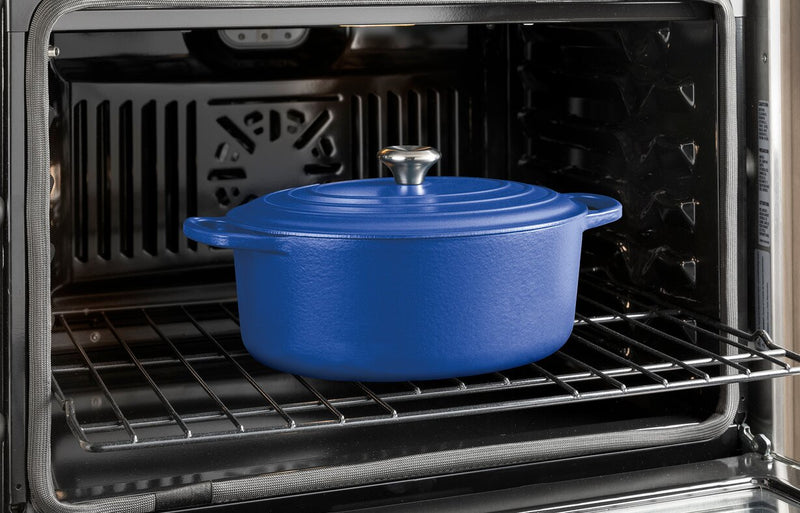 GE 30\" 5 Cu. Ft. Electric Single Wall Oven with No Preheat Air Fry - Black - JTS5000DVBB