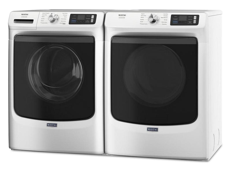 Maytag 5.8 Cu. Ft. Pet Pro Smart Front-Load Washer and 7.4 Cu. Ft. Electric Dryer - White