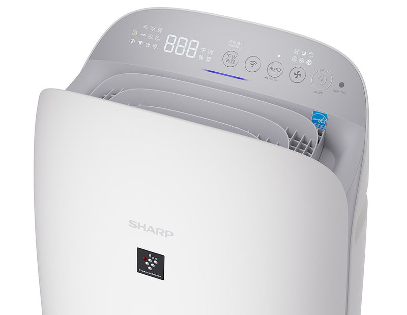 Sharp Smart Air Purifier with Plasmacluster® and Built-In Humidifier - KCP110CW
