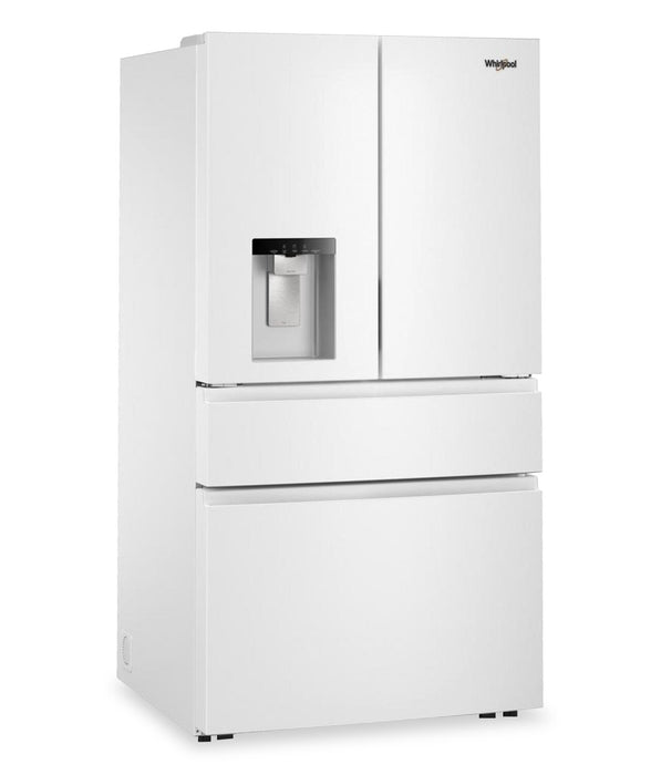 Whirlpool 36” 29 Cu. Ft. French Door Refrigerator - White - WRMF3536SW