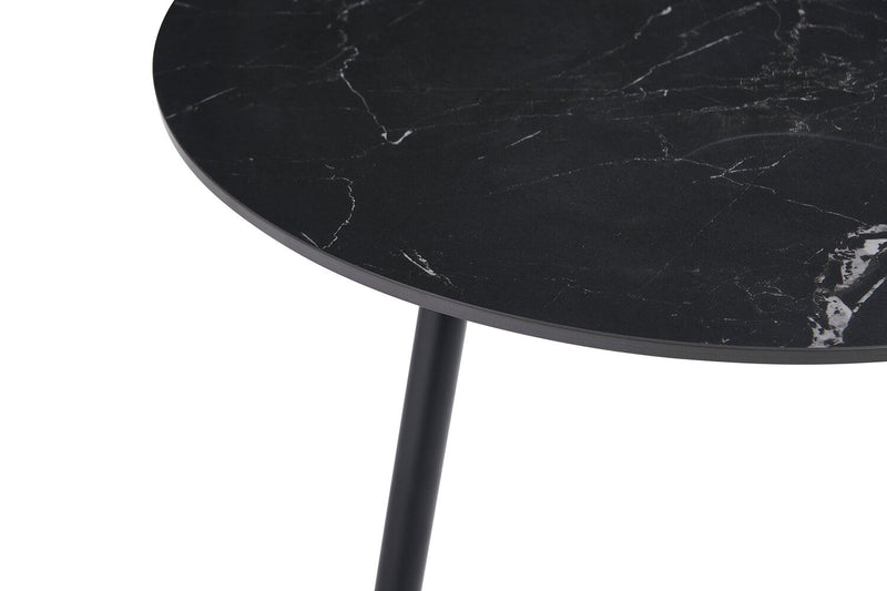 Delancey 31.5\" Modern 3-Pack Coffee + 2 End Tables - Black