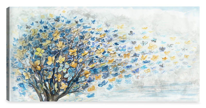 Butterfly Tree Canvas Artwork – 30\" x 60\"