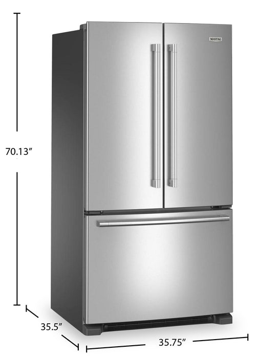 Maytag 36\" 25 Cu. Ft. Bottom-Mount Refrigerator - Fingerprint Resistant Stainless Steel - MRFF4236RZ