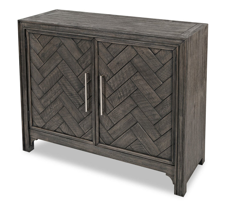 Keena 40\" Solid Wood Accent Cabinet - Grey