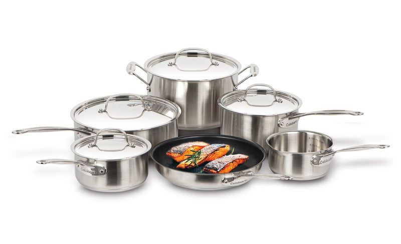 Cuisinart 10-Piece Classic Collection® Stainless Steel Cookware Set - CSS-10BC