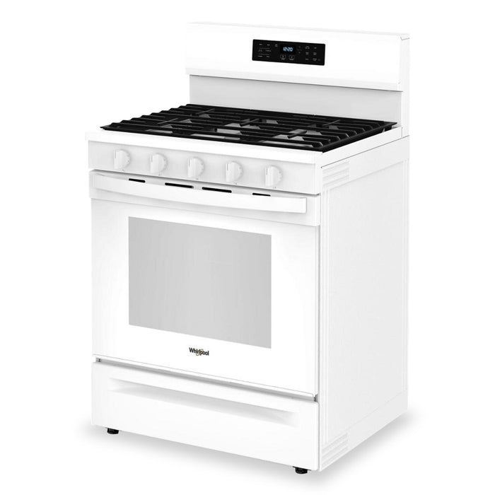 Whirlpool 5 Cu. Ft. Gas Range with Air Fry and Self-Clean - White - WFGS5030RW